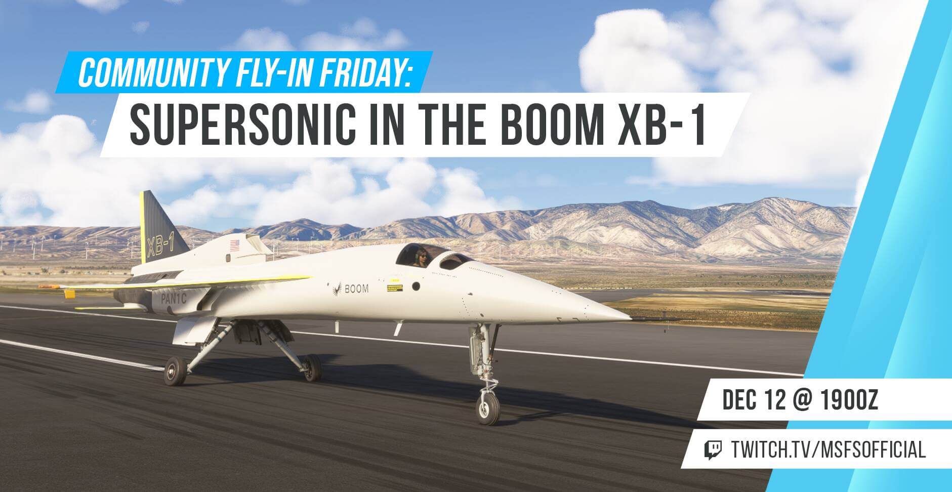 Community Fly-In Friday: Supersonic in the Boom XB-1