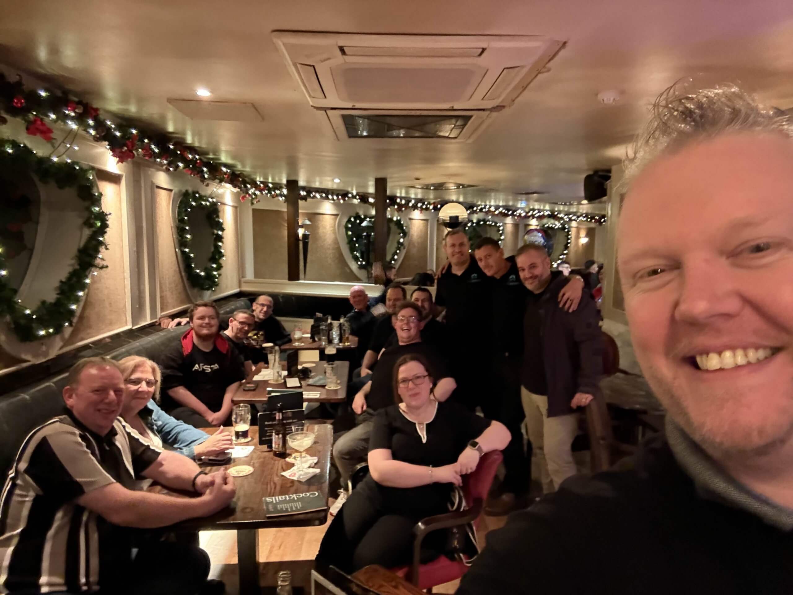 A photo of several attendees from the Dublin B.A.R. event.