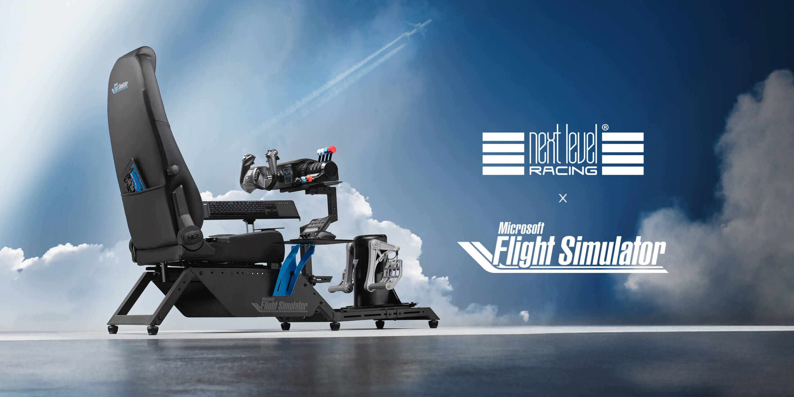 MSFS Next Level Racing rig banner