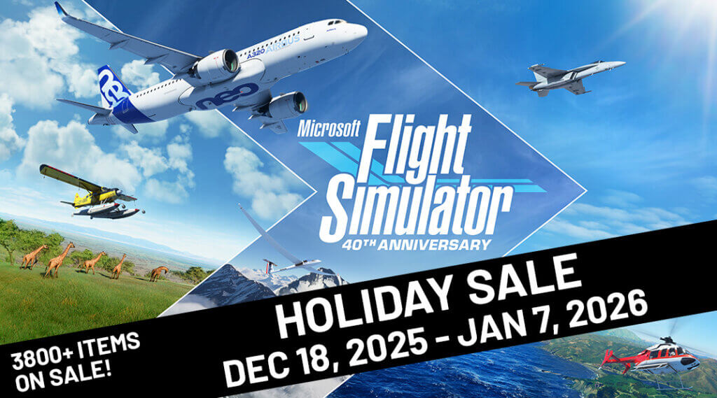MSFS 2020 Holiday Sale 2026 Banner