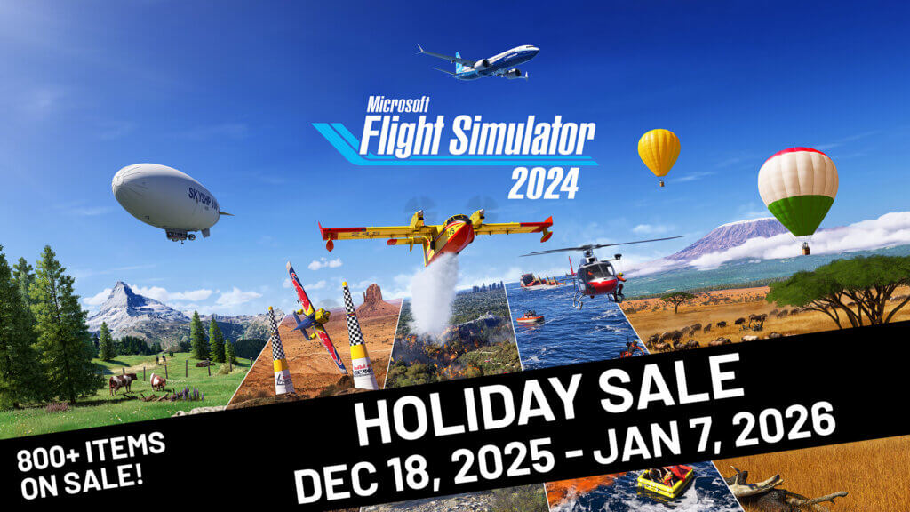 MSFS 2024 Holiday Sale 2026 Banner