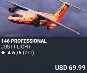 146 Professional by Just Flight USD 69.99