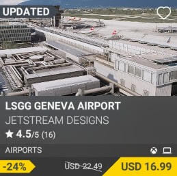 LSGG Geneva Airport by JetStream Designs. USD $22.49 (on sale for 16.99)