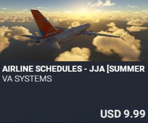Airline Schedules - JJA [Summer 2025] by VA SYSTEMS. USD $9.99