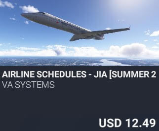 Airline Schedules - JIA [Summer 2025] by VA SYSTEMS. USD $12.49