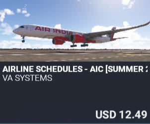 Airline Schedules - AIC [Summer 2025] by VA SYSTEMS. USD $12.49