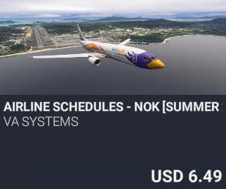 Airline Schedules - NOK [Summer 2025] by VA SYSTEMS. USD $6.49