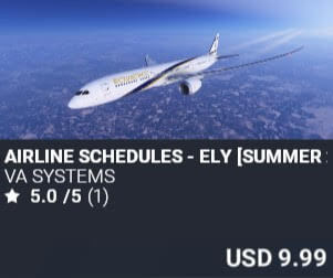 Airline Schedules - ELY [Summer 2025] by VA SYSTEMS. USD $9.99
