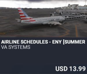 Airline Schedules - ENY [Summer 2025] by VA SYSTEMS. USD $13.99