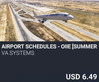Airport Schedules - OIIE [Summer 2025] by VA SYSTEMS. USD $6.49