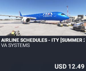 Airline Schedules - ITY [Summer 2025] by VA SYSTEMS. USD $12.49