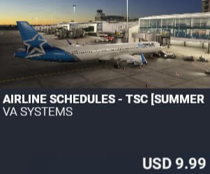 Airline Schedules - TSC [Summer 2025] by VA SYSTEMS. USD $9.99