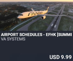 Airport Schedules - EFHK [Summer 2025] by VA SYSTEMS. USD $9.99