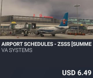 Airport Schedules - ZSSS [Summer 2025] by VA SYSTEMS. USD $6.49