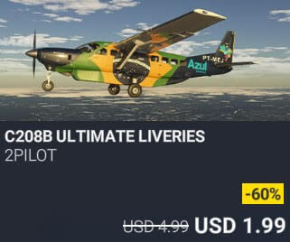 C208B ULTIMATE LIVERIES by 2PILOT. USD $4.99 (on sale for 1.99)