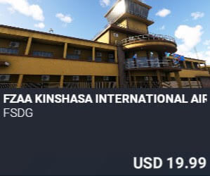 FZAA Kinshasa International Airport by FSDG. USD $19.99