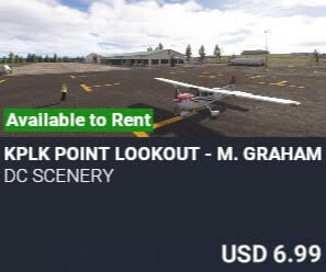 KPLK Point Lookout - M. Graham Clark Airport by DC SCENERY. USD $6.99