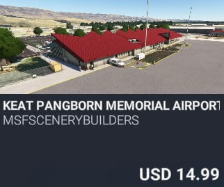 KEAT Pangborn Memorial Airport by msfscenerybuilders. USD $14.99