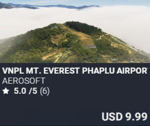 VNPL Mt. Everest Phaplu Airport by Aerosoft. USD $9.99