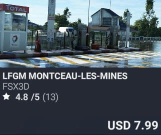 LFGM Montceau-Les-Mines by FSX3D. USD $7.99