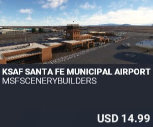 KSAF Santa Fe Municipal Airport by msfscenerybuilders. USD $14.99