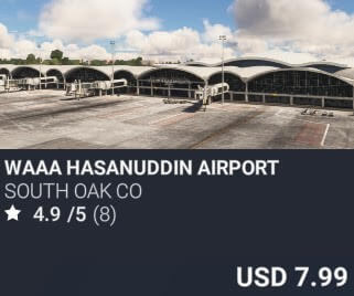 WAAA Hasanuddin Airport by South Oak Co. USD $7.99