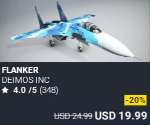 Flanker by DeimoS Inc. USD $24.99 (on sale for 19.99)