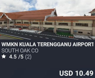 WMKN Kuala Terengganu Airport by South Oak Co. USD $10.49