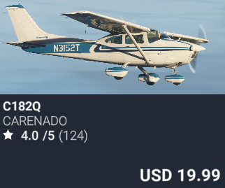 C182Q by Carenado. USD $19.99