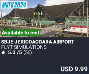 SBJE JERICOACOARA AIRPORT by FLYT Simulations. USD $9.99