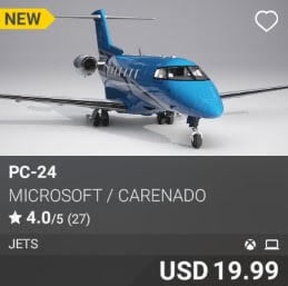 PC-24 by Microsoft / Carenado. USD $14.99