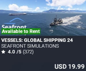 Vessels: Global Shipping 24 by Seafront Simulations. USD $19.99