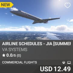 Airline Schedules - JIA [Summer 2025] by VA SYSTEMS. USD $12.49