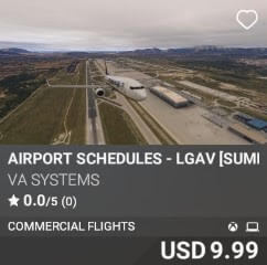 Airport Schedules - LGAV [Summer 2025] by VA SYSTEMS. USD $9.99