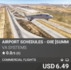 Airport Schedules - OIIE [Summer 2025] by VA SYSTEMS. USD $6.49