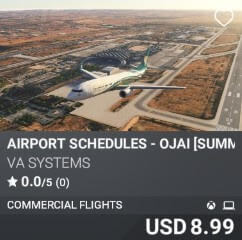 Airport Schedules - OJAI [Summer 2025] by VA SYSTEMS. USD $8.99