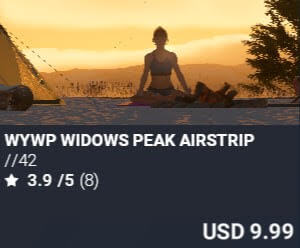 WYWP Widows Peak Airstrip by //42. USD $9.99