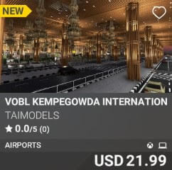 VOBL Kempegowda International Airport by Taimodels. USD $21.99