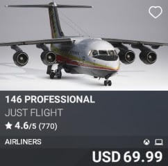 146 Professional by Just Flight. USD $69.99