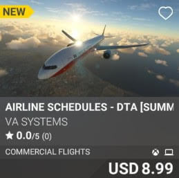 Airline Schedules - DTA [Summer 2025] by VA SYSTEMS. USD $8.99
