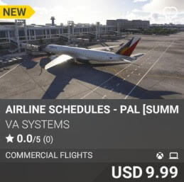 Airline Schedules - PAL [Summer 2025] by VA SYSTEMS. USD $9.99
