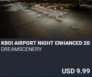 KBOI Boise Airport Lights 2024 Edition by DreamScenery. USD $9.99
