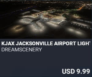 KJAX Jacksonville Airport Lights 2024 Edition by DreamScenery. USD $9.99