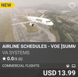 Airline Schedules - VOE [Summer 2025] by VA SYSTEMS. USD $13.99