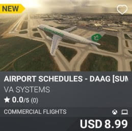 Airport Schedules - DAAG [Summer 2025] by VA SYSTEMS. USD $8.99
