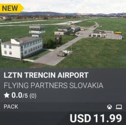 LZTN Trencin Airport by Flying Partners Slovakia. USD $11.99