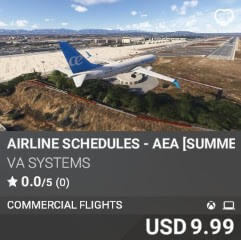 Airline Schedules - AEA [Summer 2025] by VA SYSTEMS. USD $9.99