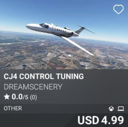 CJ4 Control Tuning by Dreamscenery. USD $4.99