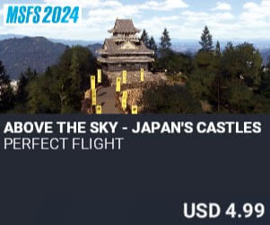 Above The Sky - Japan's Castles by Perfect Flight. USD $4.99