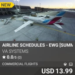 Airline Schedules - EWG [Summer 2025] by VA SYSTEMS. USD $13.99v